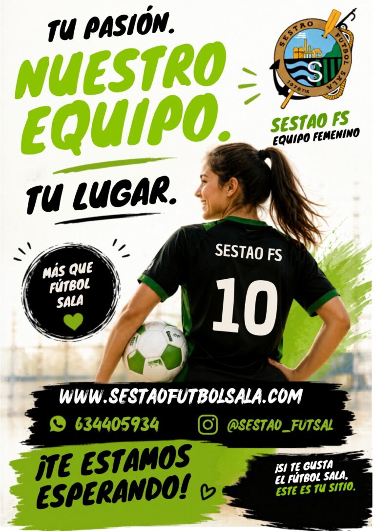 ¡ÚNETE A NUESTRO EQUIPO FEMENINO DE FÚTBOL SALA!